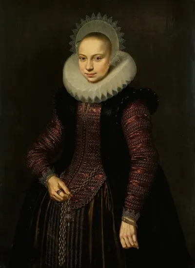 Portrait Of Brechtje Overrijn Van Schoterbosch