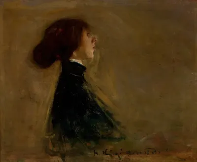 Portrait Of Bronislawa Ostrowska