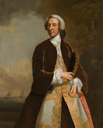 Portrait Of Captain Saumarez 1710 1747