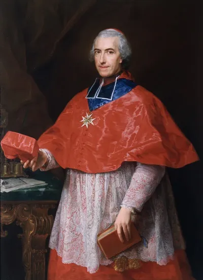 Portrait Of Cardinal Jean Francois Joseph De Rochechouart