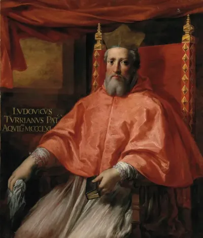 Portrait Of Cardinal Ludovico Turriano Patriarch Of Aquilea