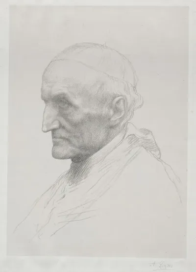 Portrait Of Cardinal Manning 2nd Plate
