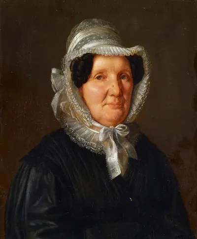 Portrait Of Carolina Sophia Charlotte Linder Lichtenhahn