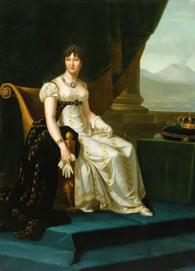 Portrait Of Caroline Bonaparte Queen Of Naples And Of The Two Sicilies
