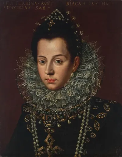 Portrait Of Catalina Micaela Duchess Consort Of Savoy 1567 1597