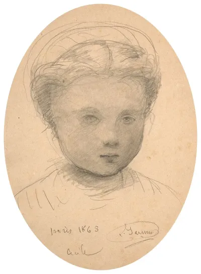 Portrait Of Cecile Daughter Of The Artist 2