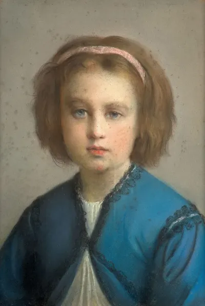 Portrait Of Cecile Daughter Of The Artist At The Age Of 6