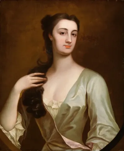Portrait Of Cecilia Leeson Born Leigh D 1737