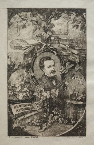 Portrait Of Champfleury After Gustave Courbet