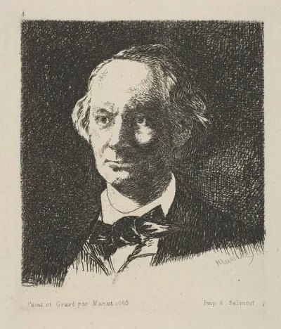 Portrait Of Charles Baudelaire