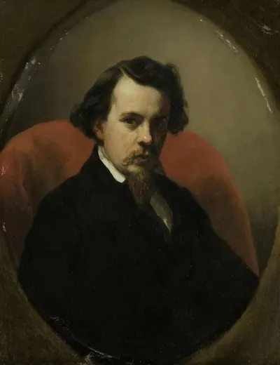 Portrait Of Charles Henri Joseph Leicker Painter