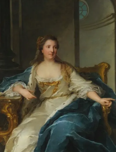 Portrait Of Charlotte De Hesse Rheinfels 1714 1741 Princess Of Conde