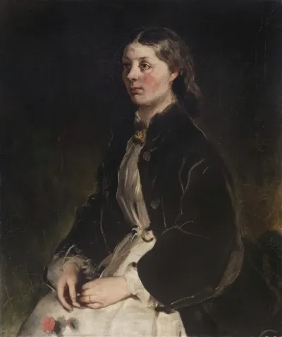 Portrait Of Christine Freifrau Von Schonberg