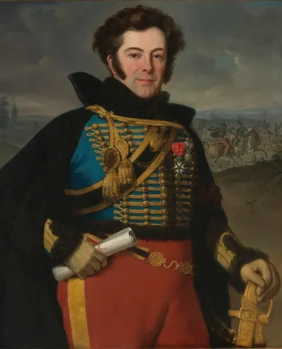 Portrait Of Colonel Auguste Frederic Bon Amour Marquis De Talhouet