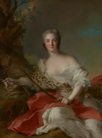 Portrait Of Constance Gabrielle Magdeleine Bonnier De La Mosson As Diana
