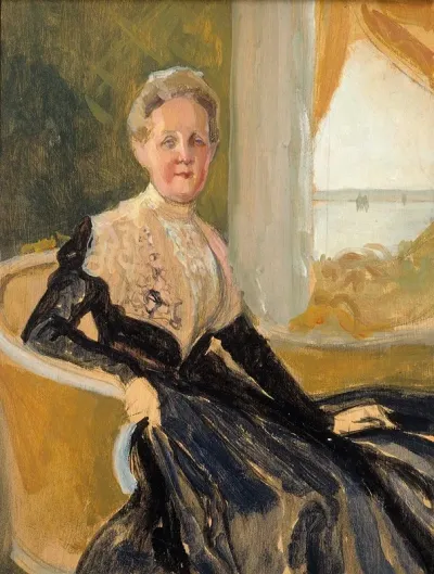 Portrait Of Countess Elisabeth Wachtmaister Compositional Sketch