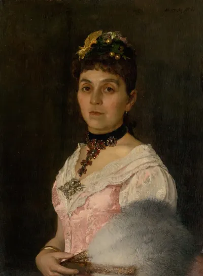 Portrait Of Countess Maria Nyara Radvanska