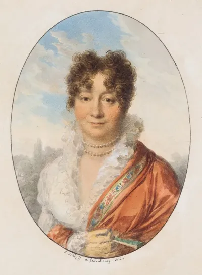 Portrait Of Countess Marie Ulrika Lazanska