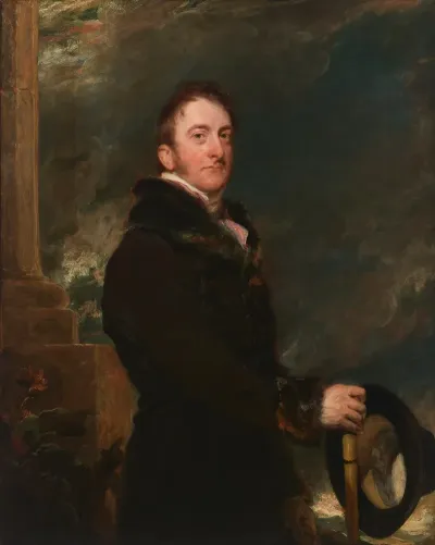 Portrait Of Cropley Ashley Cooper 1768 1851 6th Earl Of Shaftesbury