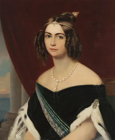 Portrait Of D Amelia De Beauharnais