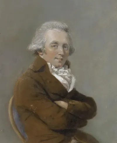 Portrait Of Daniel Gardner C 1750 1805