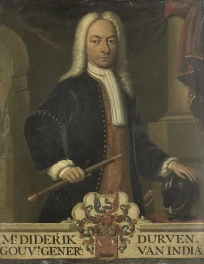Portrait Of Diederik Van Durven Governor General Of The Dutch East Indies
