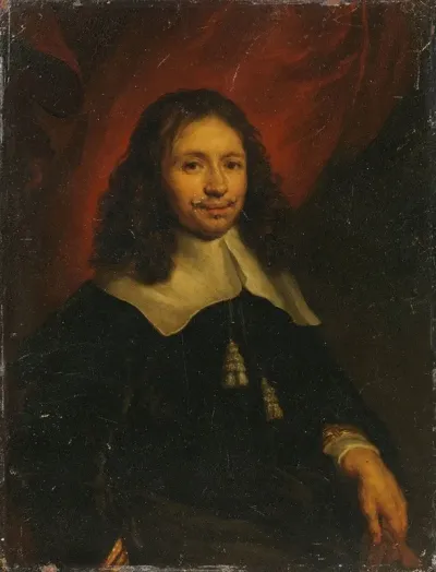 Portrait Of Dionijs Wijnands Merchant In Amsterdam
