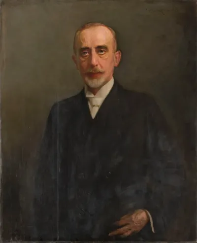 Portrait Of Doctor Mikolaj Rejchman Director Of The Warsaw Philharmonic