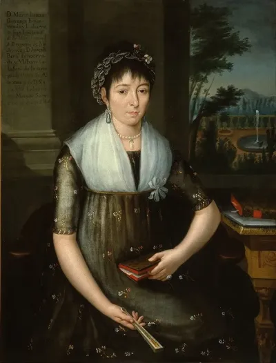 Portrait Of Dona Maria Luisa Gonzaga Foncerrada Y Labarrieta