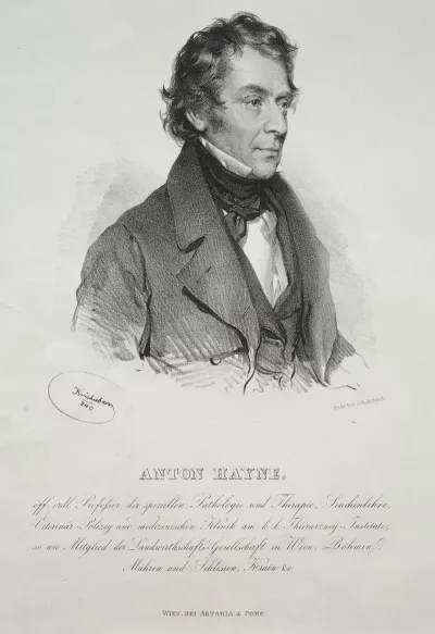 Portrait Of Dr Anton Hayne