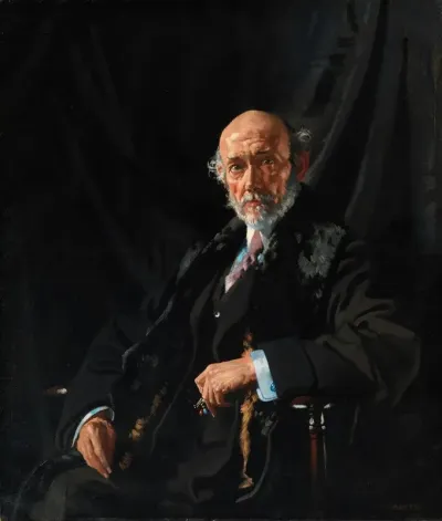 Portrait Of Dr E J Dillon War Correspondent And Publicist