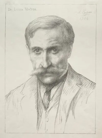 Portrait Of Dr Louis Vintras