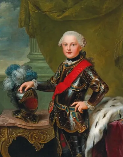 Portrait Of Duke Carl Ii August Of Pfalz Zweibrucken As Hereditary Prince Of Bavaria