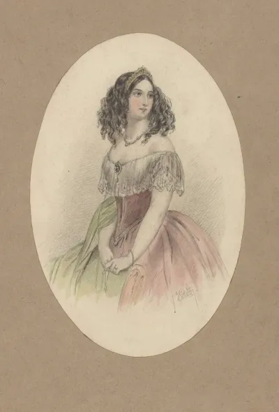Portrait Of Edith Dombey