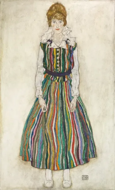 Portrait Of Edith The Artists Wife