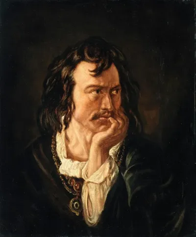 Portrait Of Edmund Kean 1787 1833 Actor As Hamlet