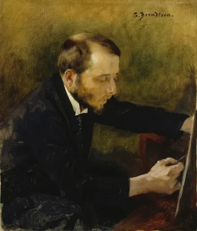 Portrait Of Eero Jarnefelt The Painter
