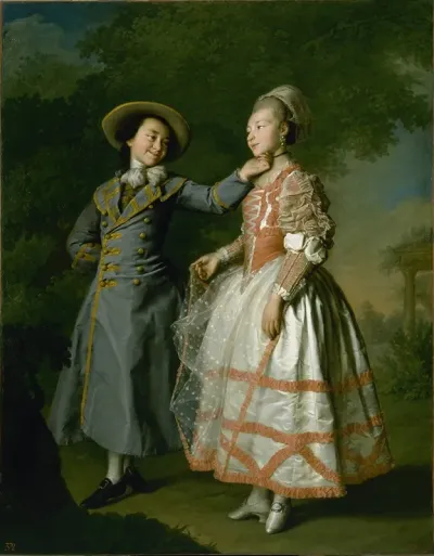Portrait Of Ekaterina Khruschova And Ekaterina Khovanskaya