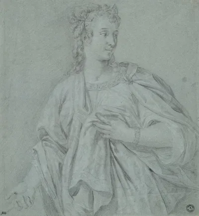 Portrait Of Elia Petina Wife Of Claudius