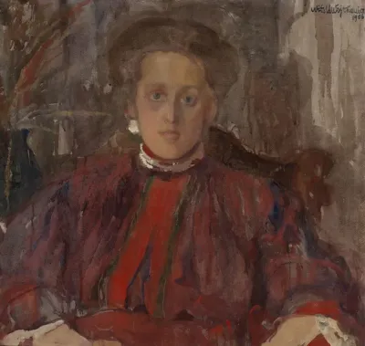 Portrait Of Eliza Parenska Nee Muhleisen