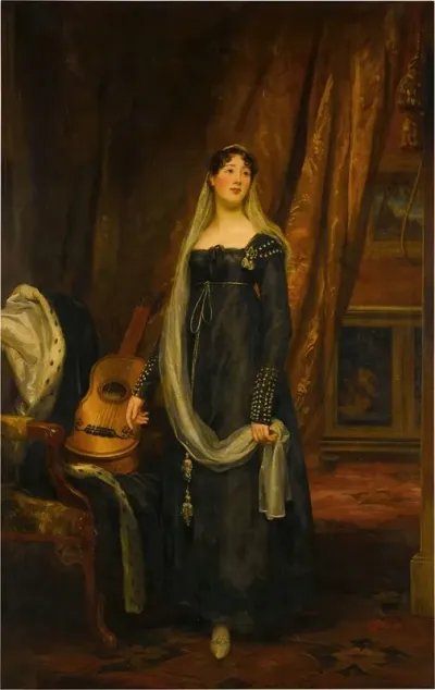 Portrait Of Elizabeth Cochrane Johnstone 1784 1883 Aged 17
