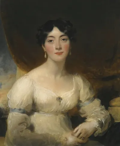 Portrait Of Elizabeth Mrs Horsley Palmer D 1839 Wife Of John Horsley Palmer Of Hurlingham Fulham 1779 1858