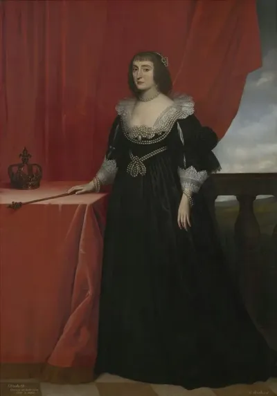 Portrait Of Elizabeth Stuart Queen Of Bohemia
