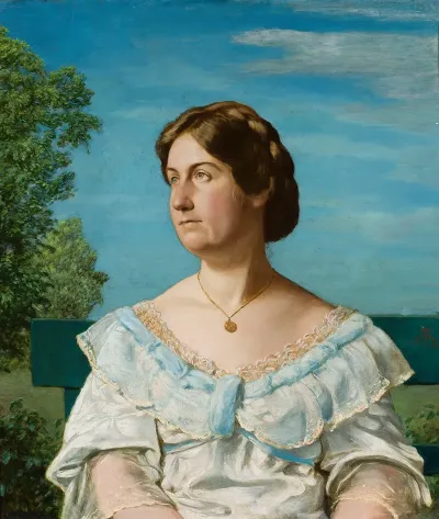 Portrait Of Ella Blaue Artists Adopted Daughter