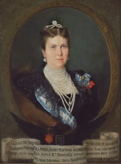 Portrait Of Elzbieta Radziwill Nee De Castellane 1840 1915