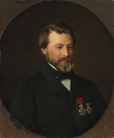 Portrait Of Emil Tidemand The Artists Brother