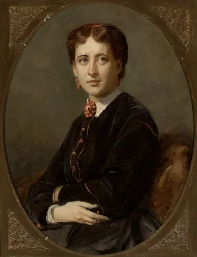 Portrait Of Emilia Mielzynska Nee Bninska