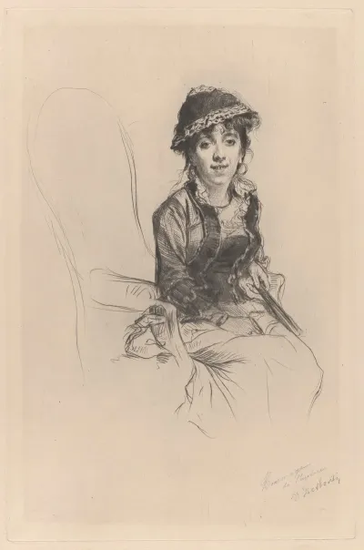 Portrait Of Emma Dauvilliers