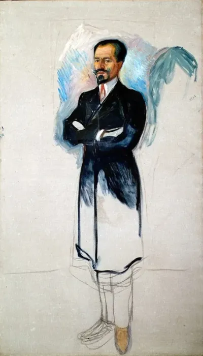 Portrait Of Ernest Thiel Study