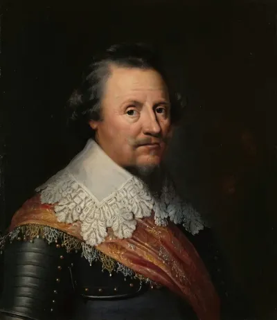 Portrait Of Ernst Casimir I 1573 1632 Count Of Nassau Dietz
